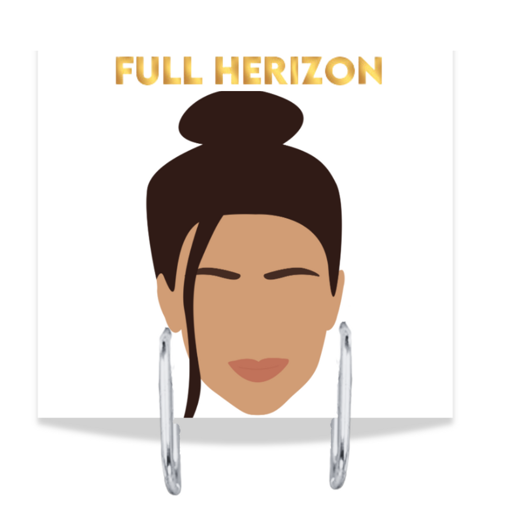 Signature Silver Hoops