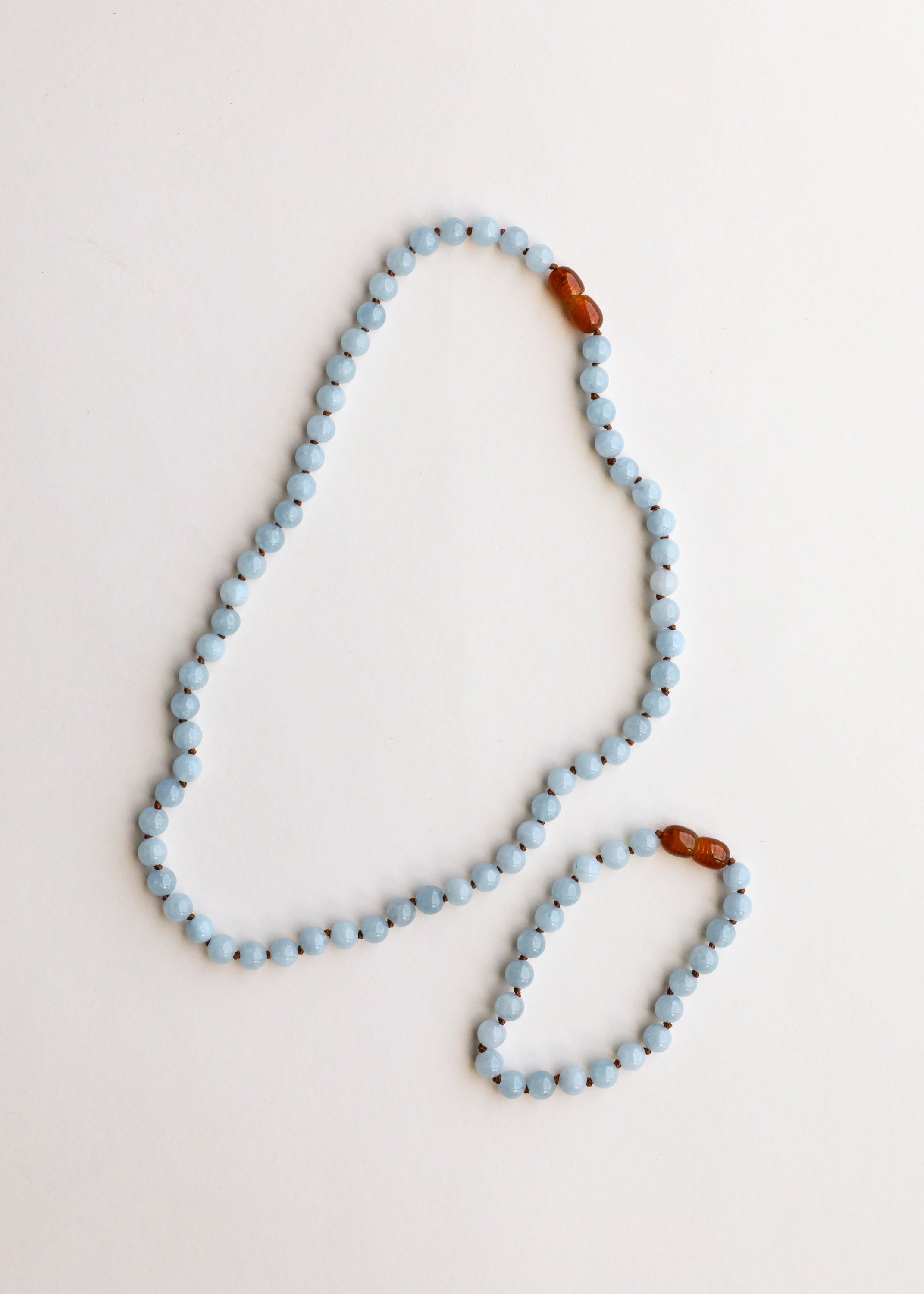 Pure Gemstone + Aquamarine || Necklace