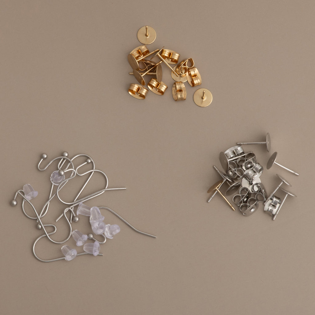 Findings Multipack Earrings Trio Earwires Posts Butterfly Pushbacks Jewlery Making Supplies