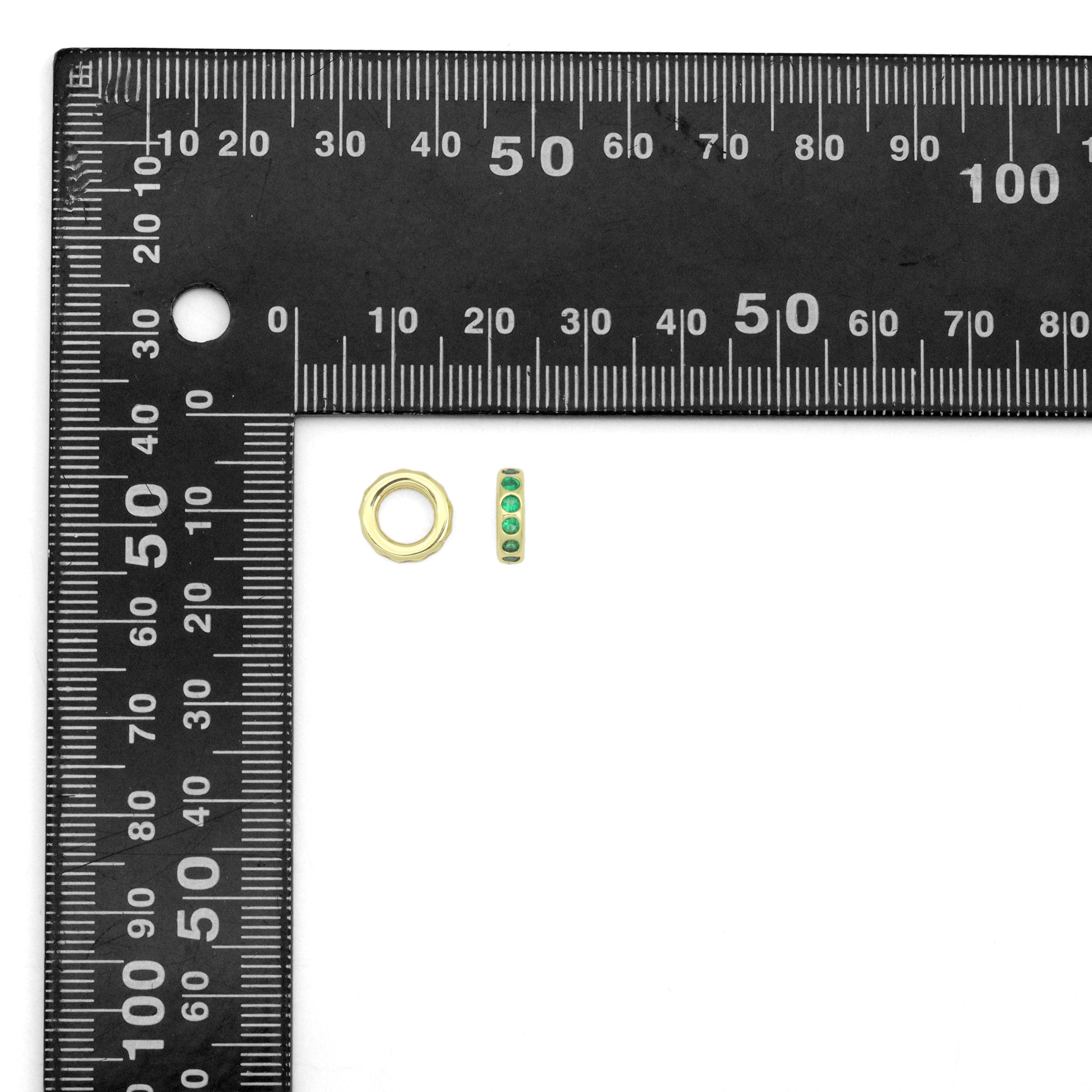 Birthstone Spacer,Spacer for Necklace, birthstone Charm Pendant, Sku#LX977